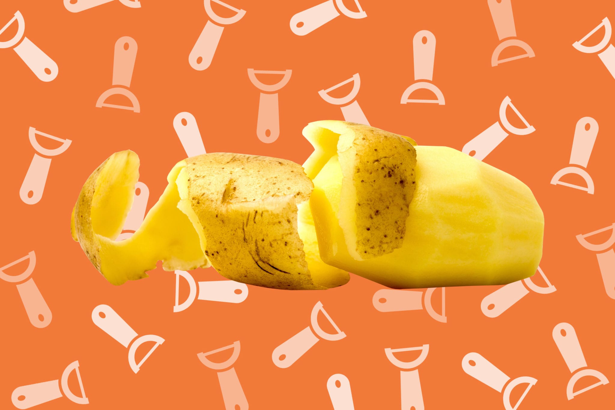 potato peeling hack