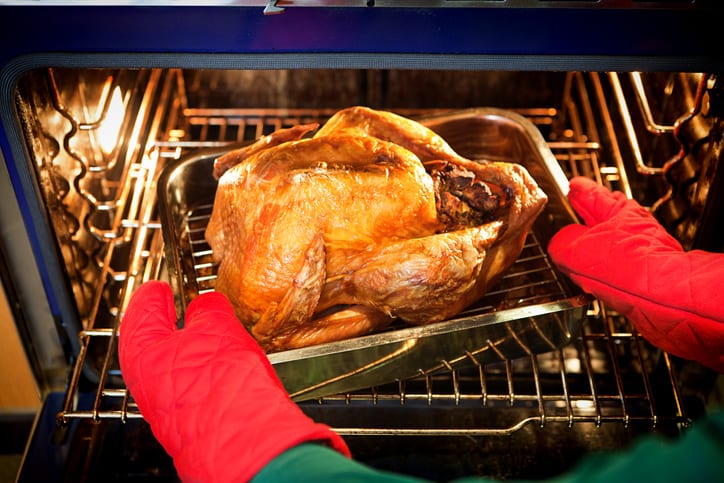 roasting turkey