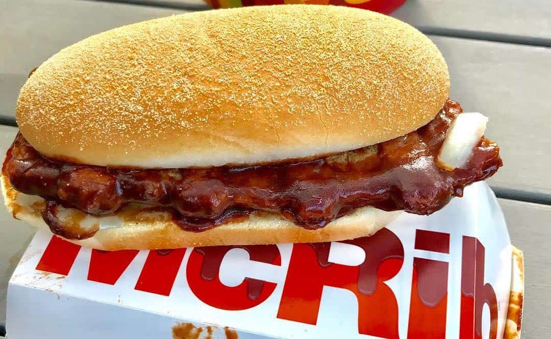 weird McDonald's mcrib