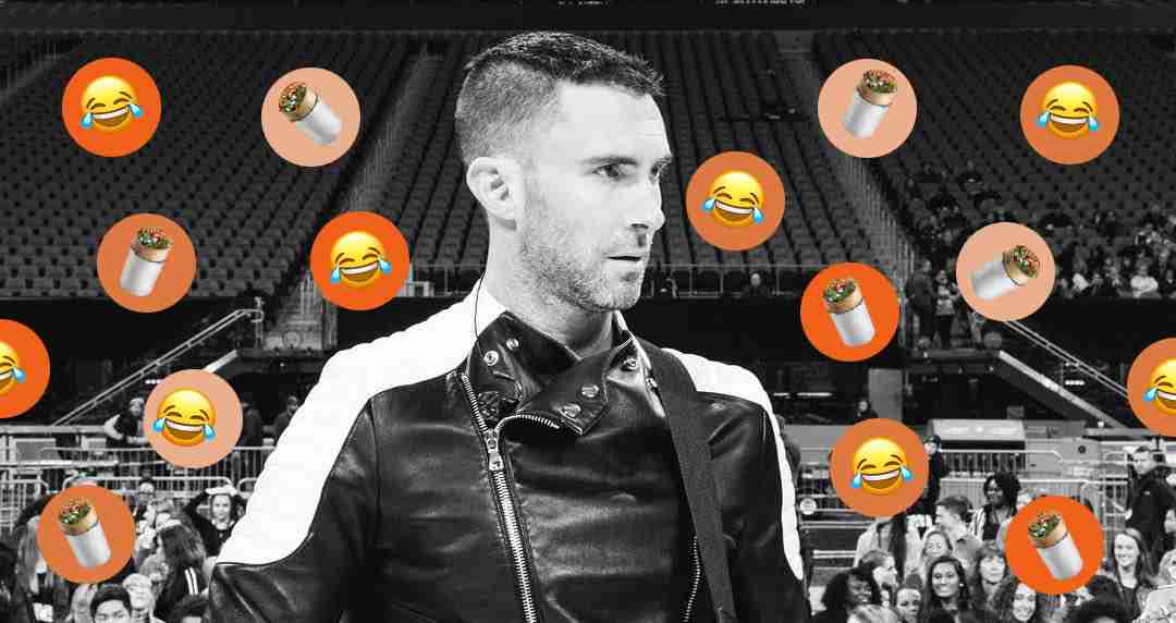 Adam levine super bowl