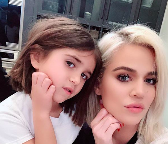 Khloe Kardashian Penelope and Scott Disick