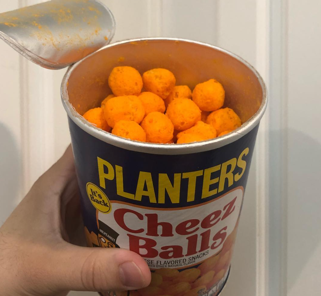 Planter's Cheese Balls from Instagram