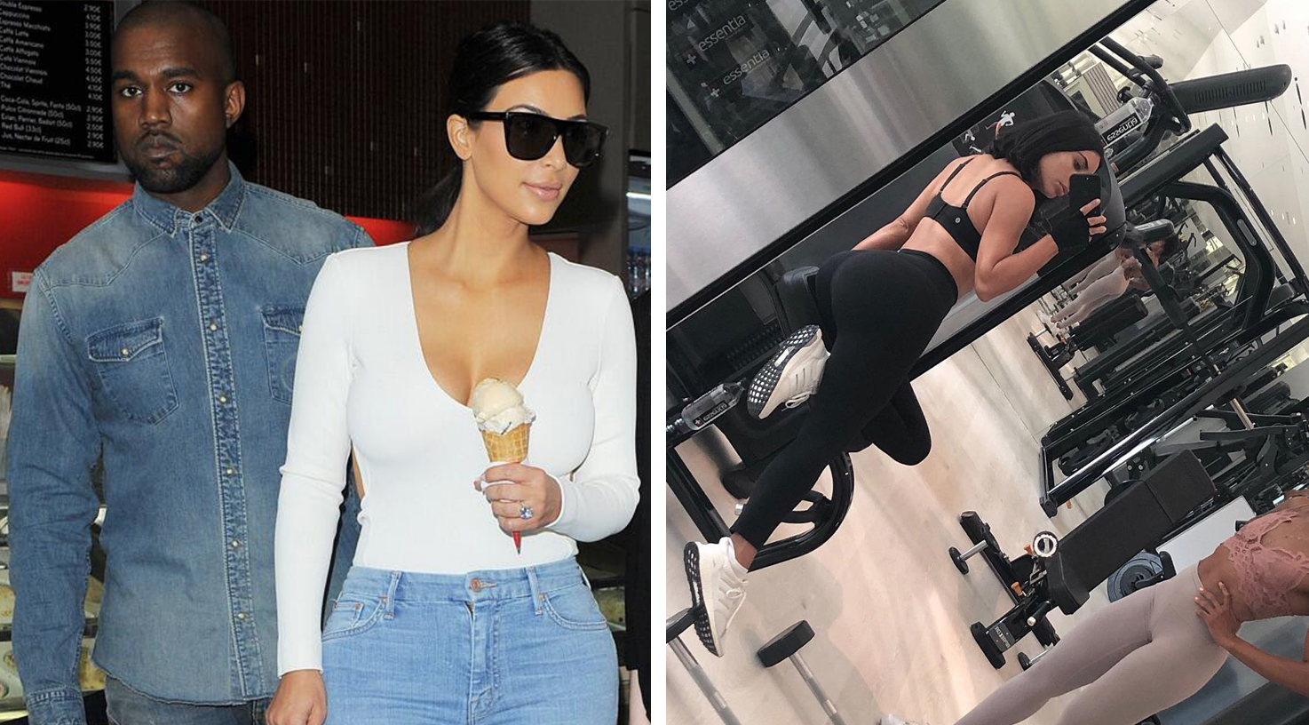 kim kardashian west diet