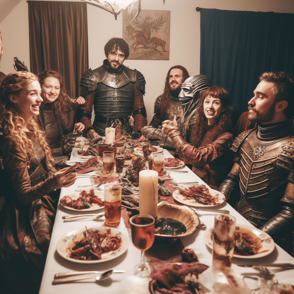 a Game of Thrones themed dinner party.