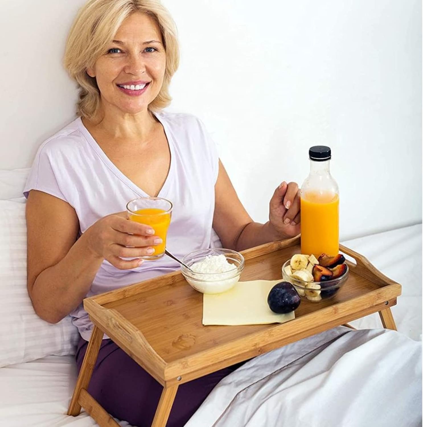 Bamboo Bed Table Tray